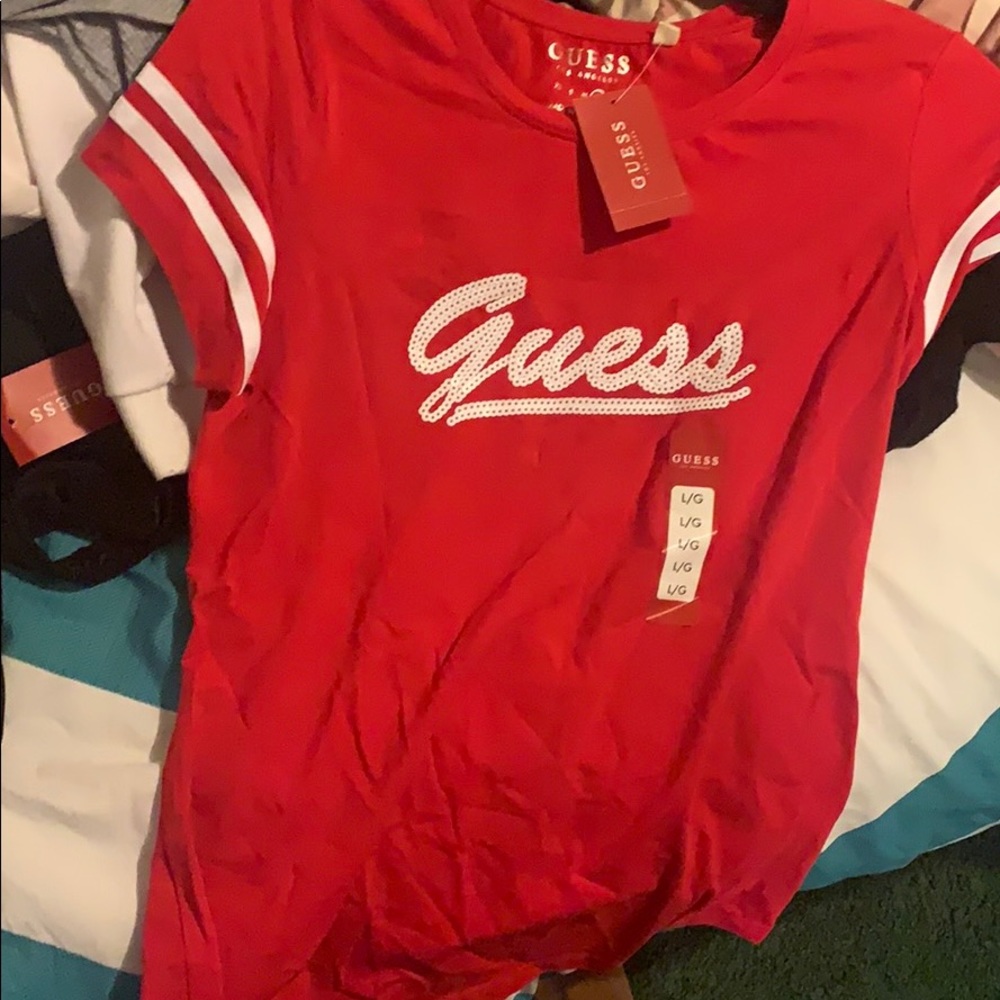 Red Guess Tshirt